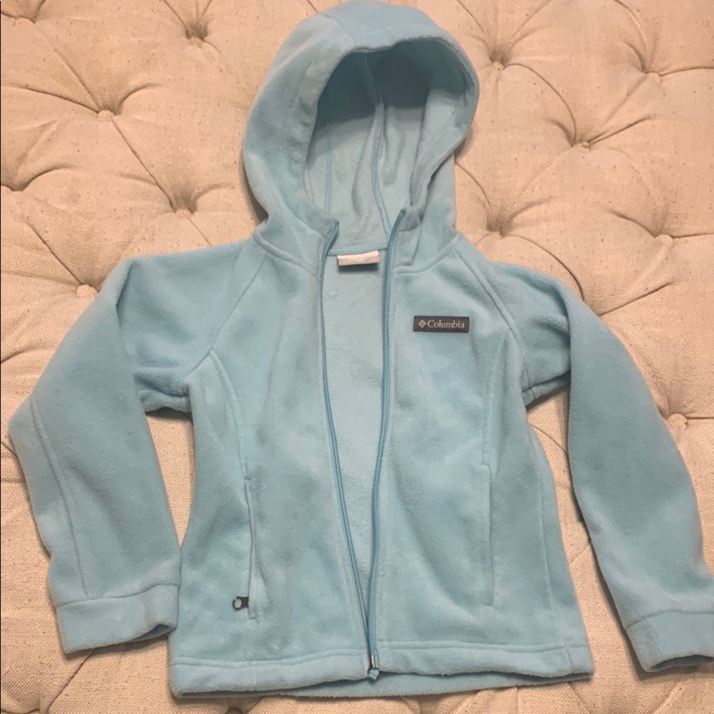 Columbia Kids Light Blue Fleece Hoodie